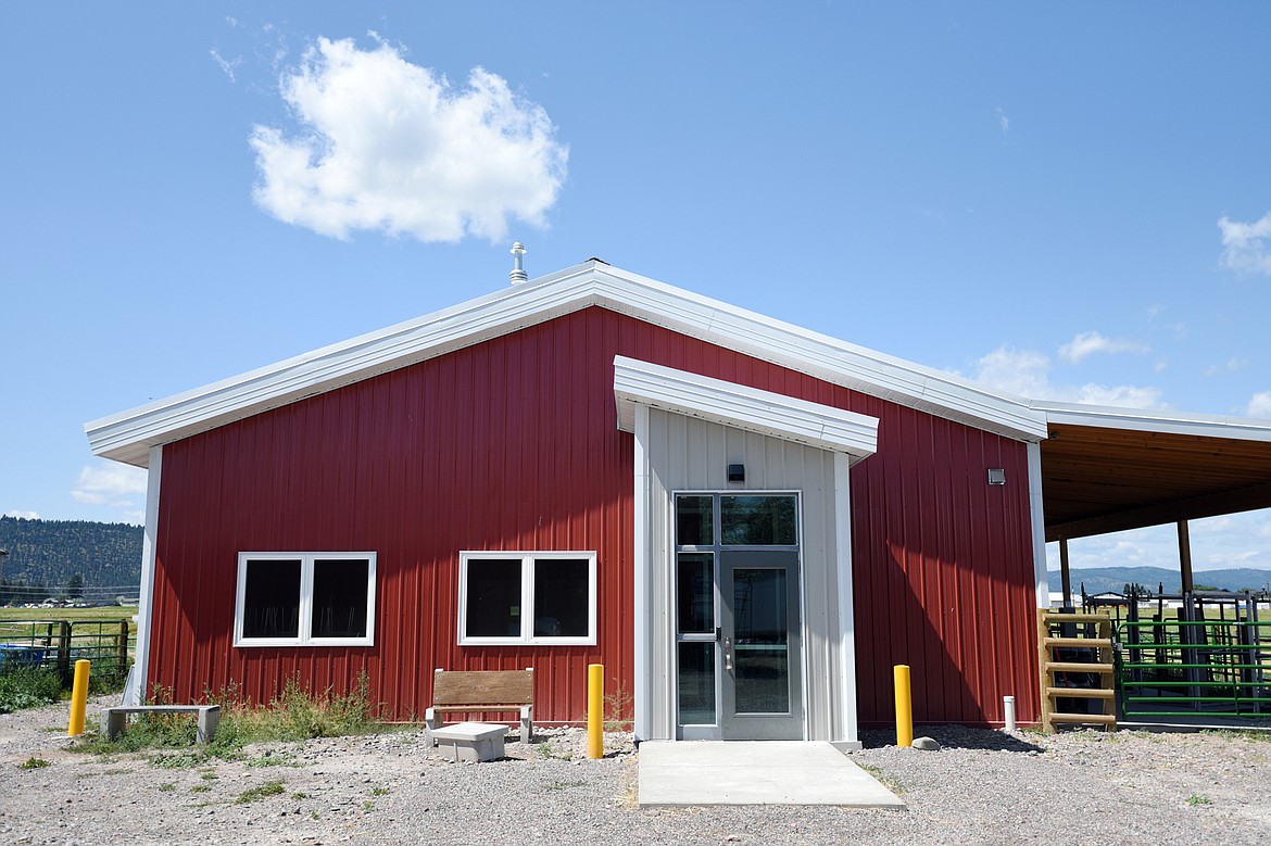 The veterinary sciences building at the H.E. Robinson Vocational Agriculture Center in Kalispell on Wednesday, July 24. (Casey Kreider/Daily Inter Lake)