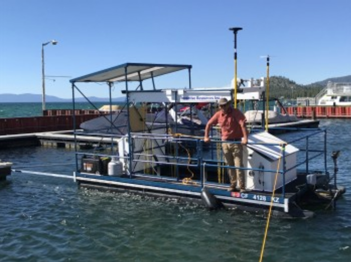 (Photo courtesy TAHOE RESOURCE CONSERVATION DISTRICT)
A daylight shot of an ultraviolet B radiation rig.