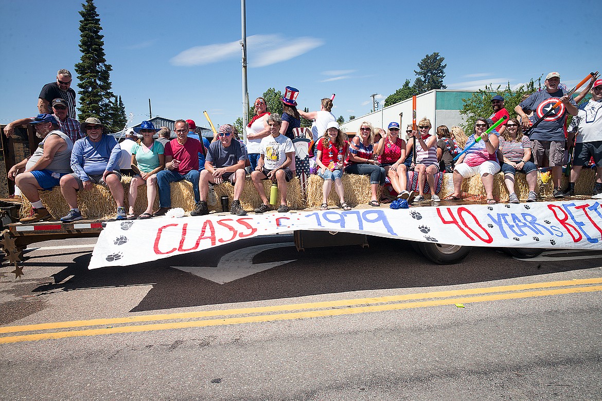 The Class of '79 float.