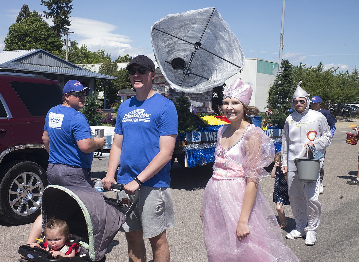 The Freedom Bank float had a Wizard of Oz motif, as the theme for this year&#146;s Heritage Days was &#147;There&#146;s no place like home.&#148;