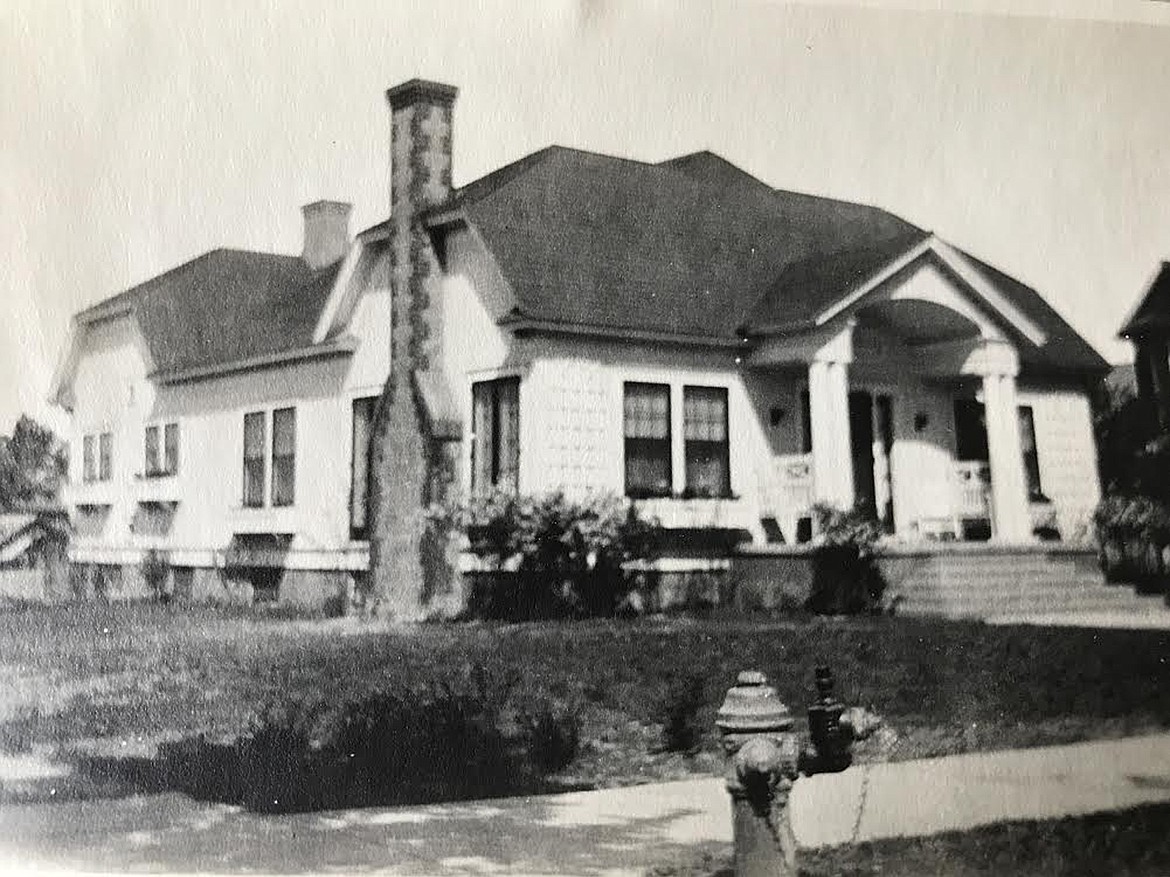 The Nelson&#146;s Fourth Avenue East home is pictured in a vintage photograph from a roll of film they found in the basement. (Courtesy of Ryan Nelson)