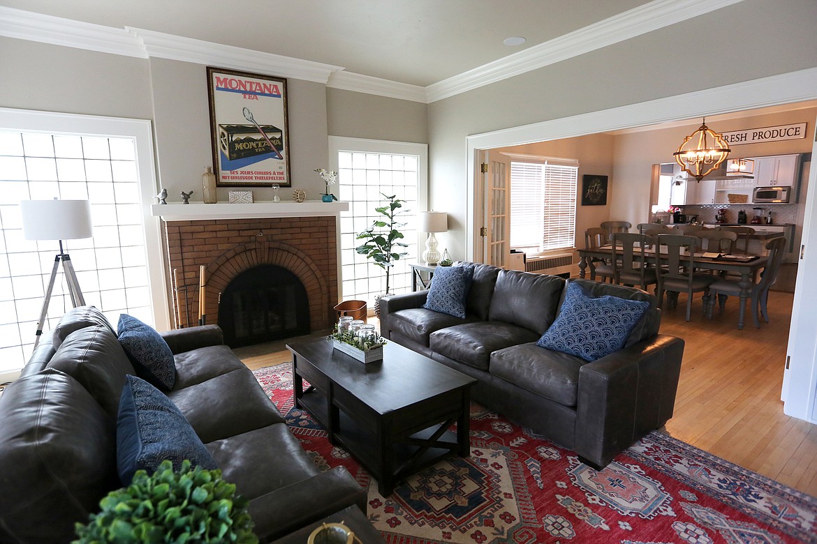 The Nelson&#146;s recently renovated home in Kalispell features an open floor plan with lots of natural light. (Mackenzie Reiss/Daily Inter Lake)