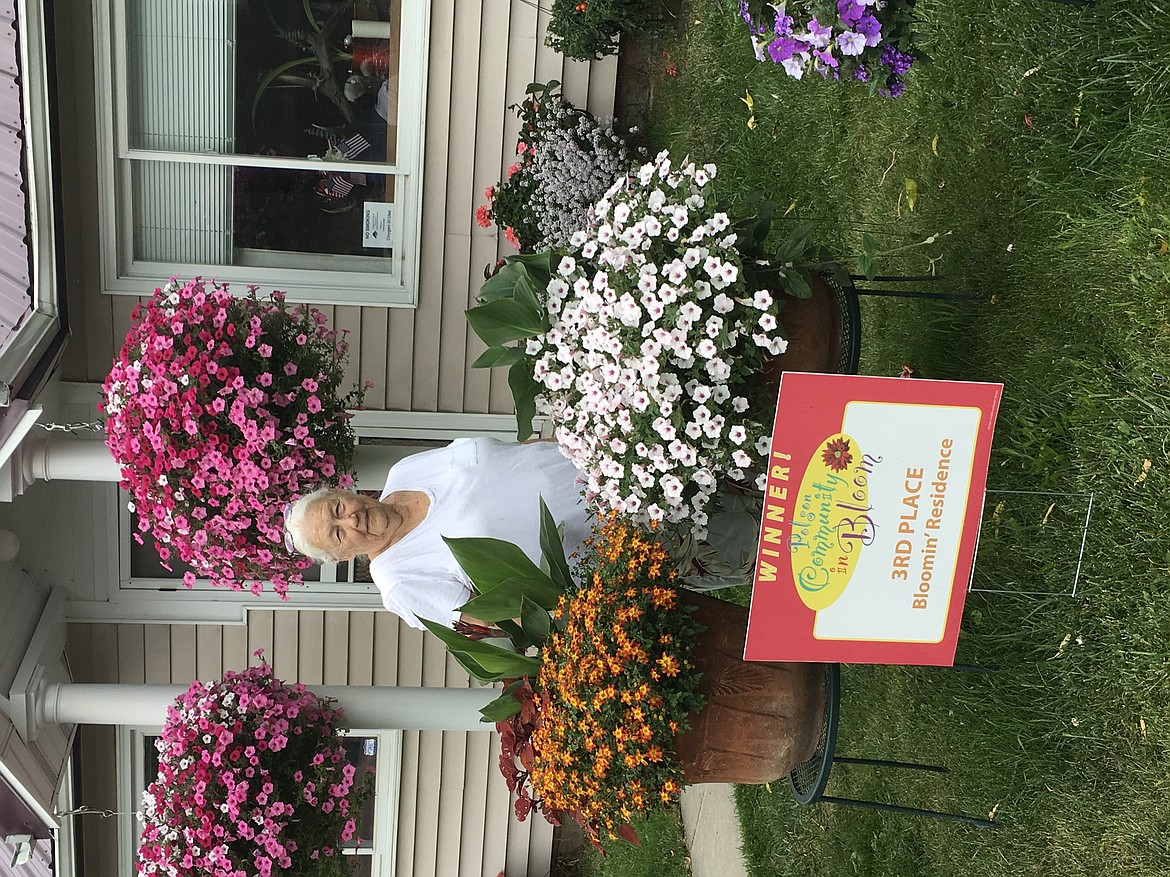 ST. IGNATIUS resident Charlene and Dale Engstrom won best blooming residence in the 2019 Polson In Bloom Awards. (courtesy photo)