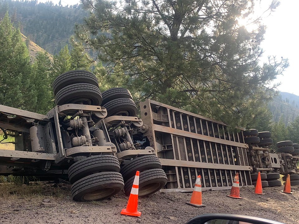 The truck driver accidentally took the Cyr exit, causing it to drive over the Cyr Bridge which has an 11-ton weight limit. (Courtesy photo)