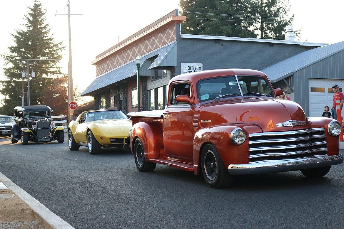 (Photo by MARY MALONE)
The Asphalt Angels&#146; Hot Neon Nights Car Cruise on Friday night kicked off the weekend&#146;s Timber Days events in Priest River.