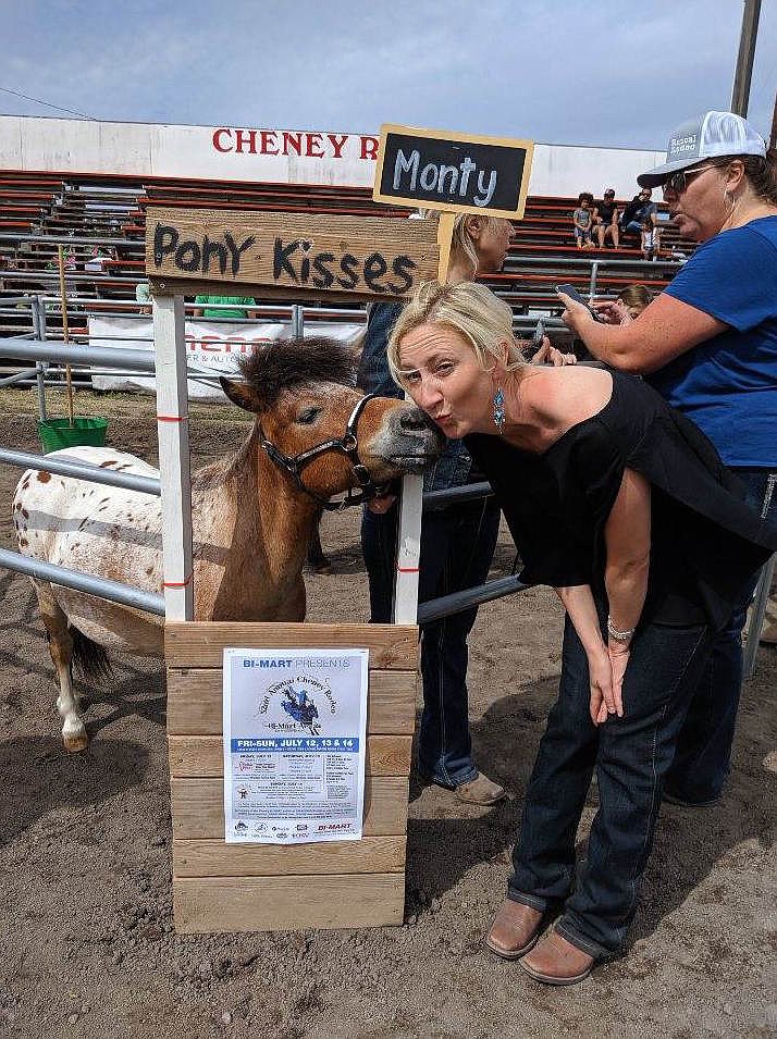 (Courtesy photo)
Monty the pony will be giving out kisses this Saturday at the Bonner County Fairgrounds during the Rascal Rodeo event for people with special needs, part of this year's Bonner County Rodeo festivities.