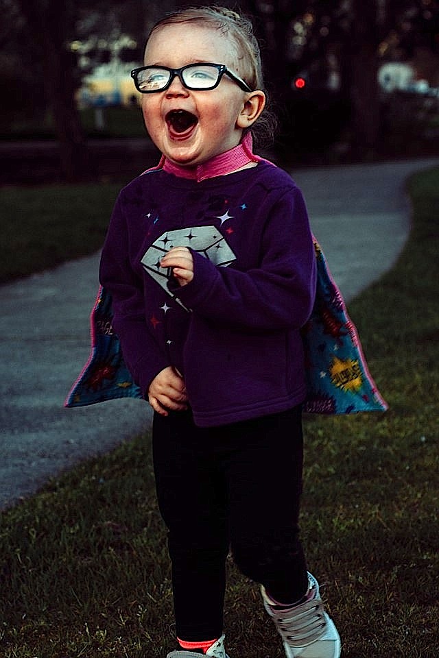 Indy Stuker, a Rathdrum 2-year-old, has a a rare degenerative disease of the nervous system that gives he her issues with vision, speech, balance and hand-eye coordination. Her mother, Sarah, is the National Ataxia Foundation's ambassador for Idaho. A support meeting for those with rare diseases will be held from 1 to 3 p.m. on Sept. 28 at the Post Falls Library. (Courtesy photo)