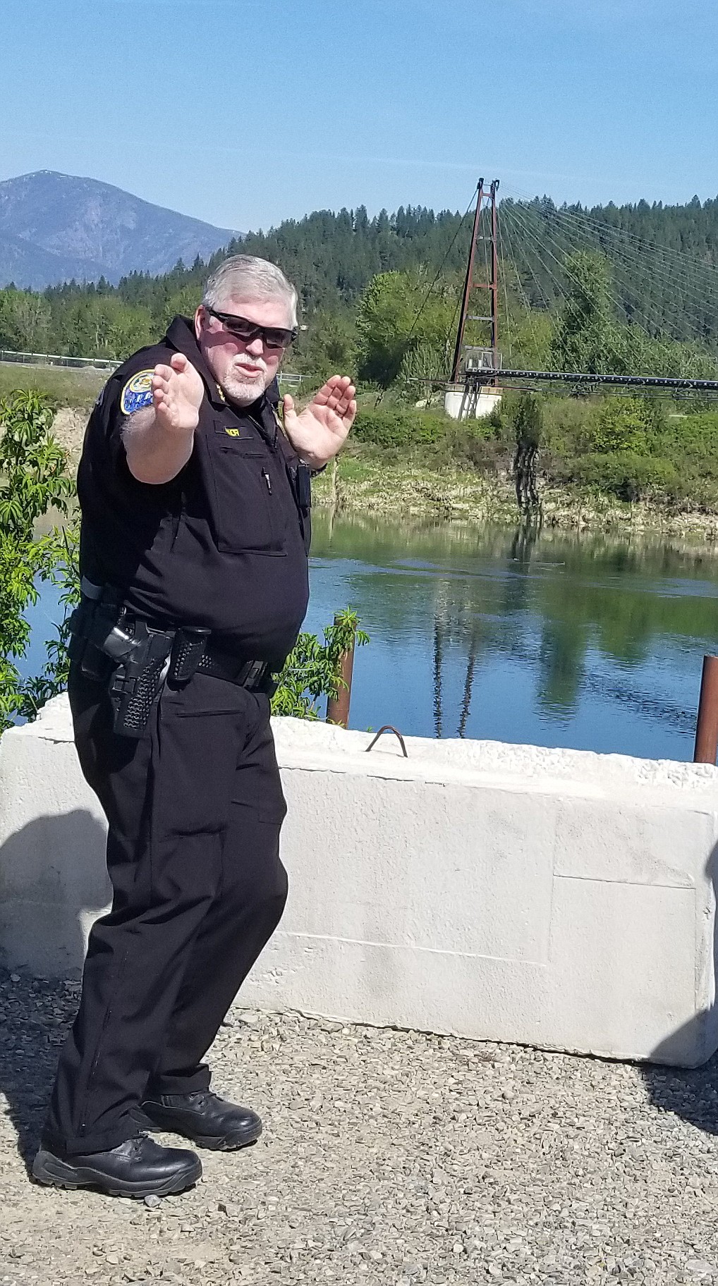 Photo by MANDI BATEMAN
As the first  Kootenai Tribe of Idaho Chief of Police, Joel Minor brought his approachable, friendly, and fun side to the job.