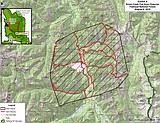 Forest Service issues an area closure around Snow Creek Fire