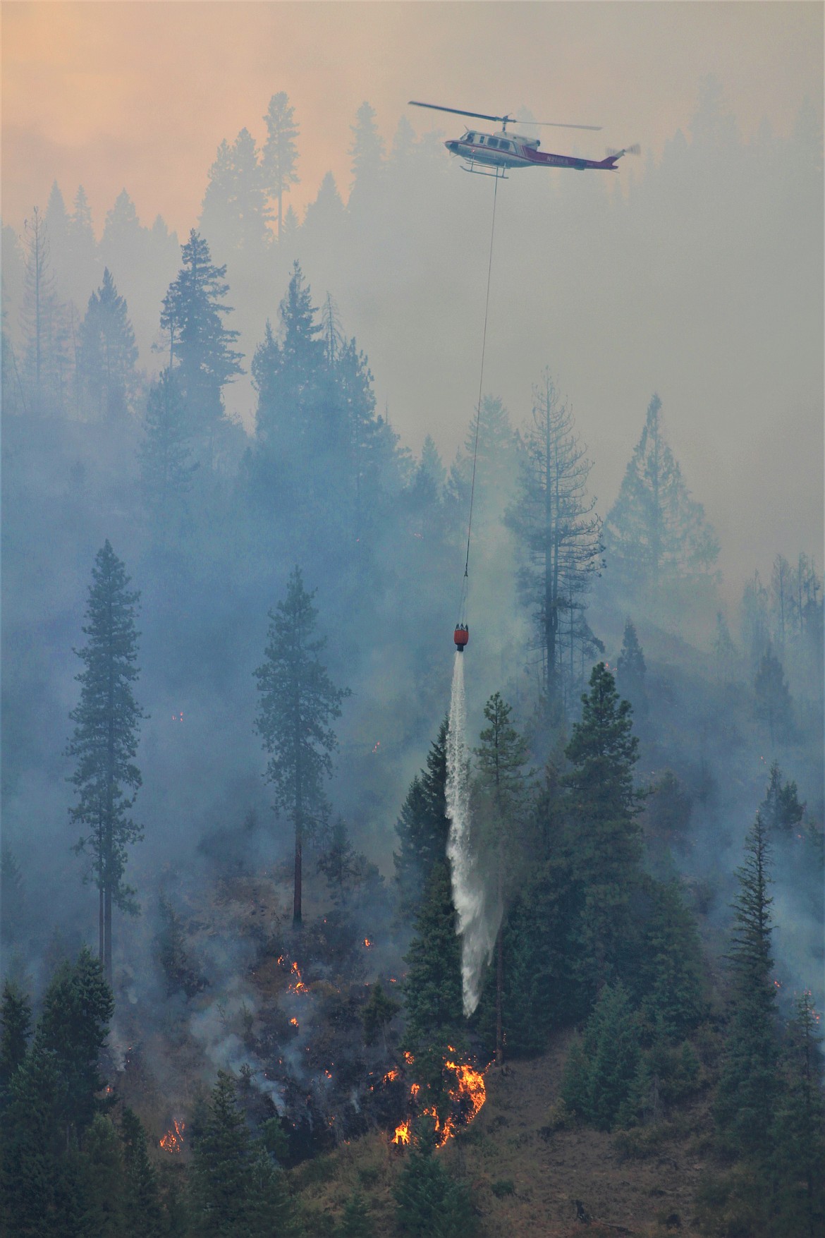 Another direct attack on the CCC Wildfire with air assets.