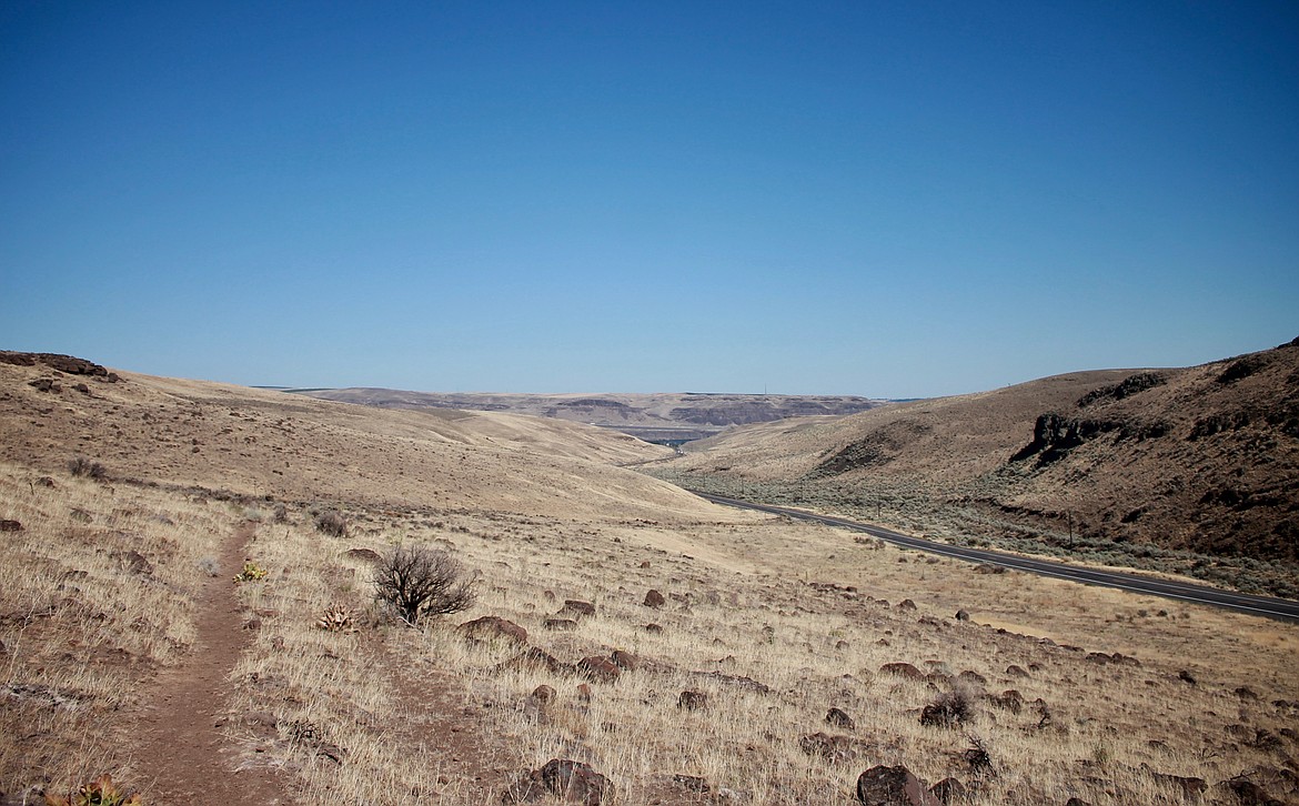 Casey McCarthy/ Columbia Basin Herald The trails sit just a few miles off the highway beside the Columbia River.