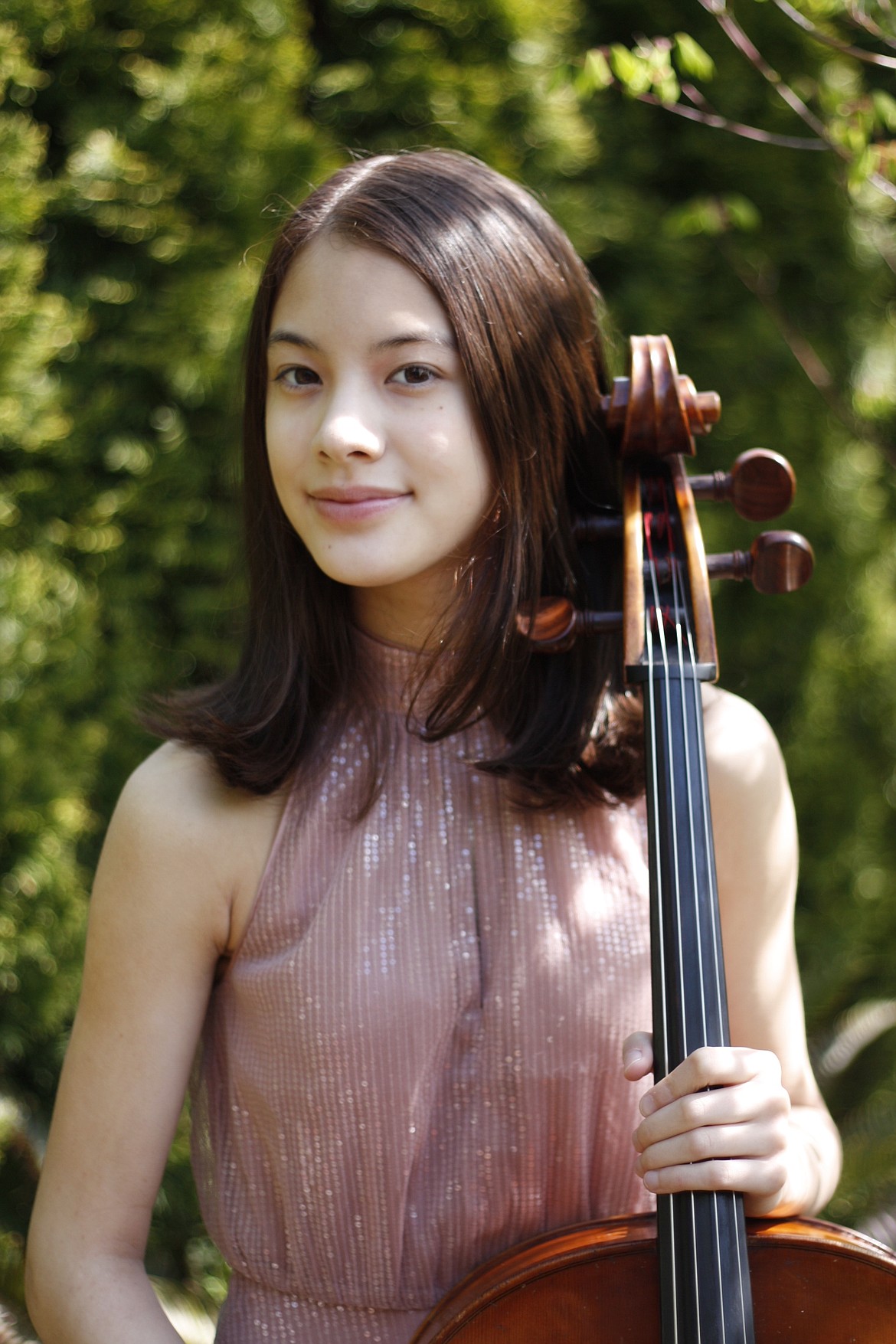 14-year-old cellist, Carson Ling-Efird, will be performing several of her own compositions.