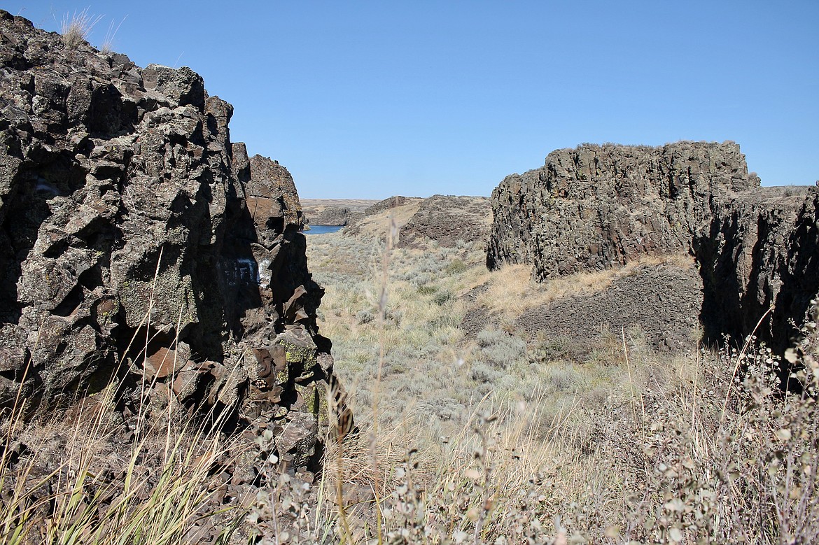 Casey McCarthy/ Columbia Basin Herald The Billy Clapp Lake trail offers a five-mile trek around the area and manmade lake that gives the chance for visitors to see everything the area provides.