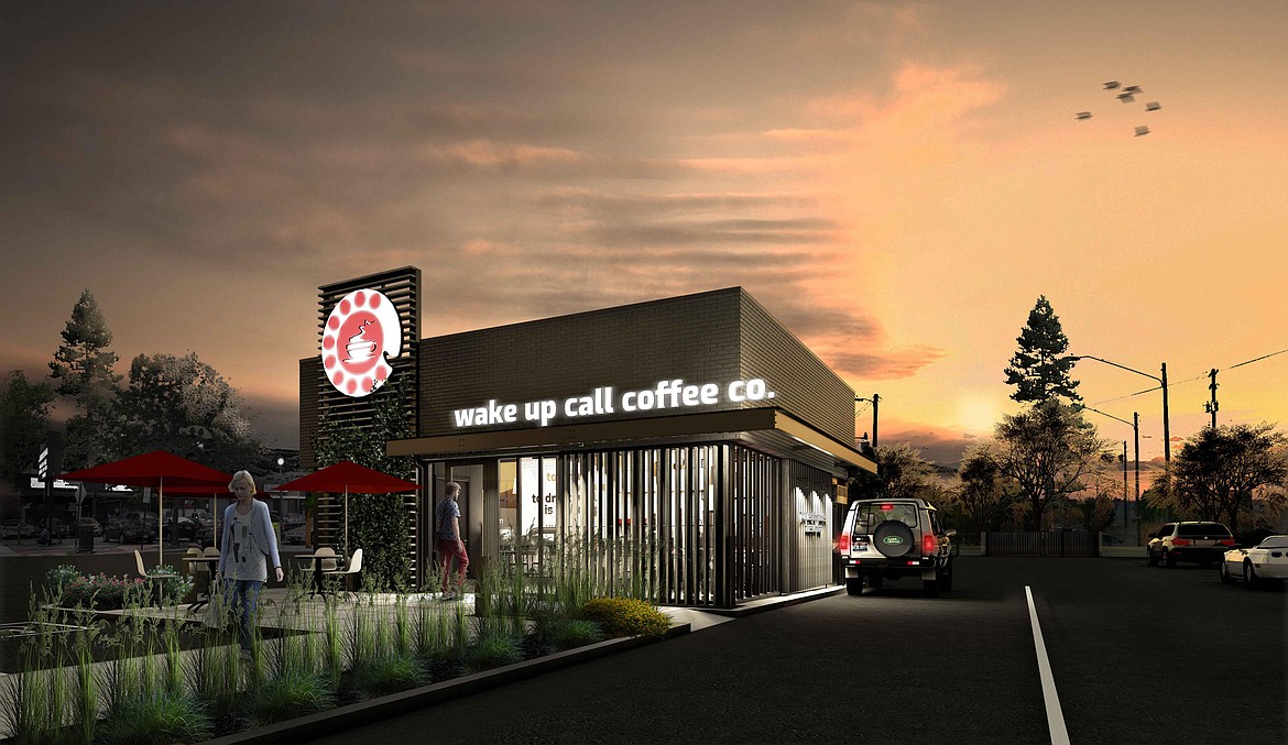 Courtesy photo
The Wake Up Call Coffee Co. is building a new place at the former Taco Time location at 2517 N. Fourth St.