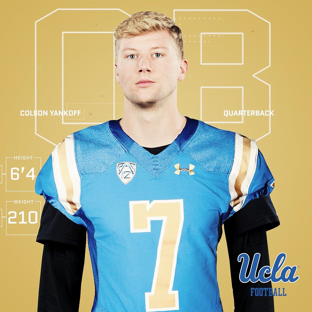 Courtesy UCLA
Former Coeur d&#146;Alene High star Colson Yankoff, in a five-man logjam at quarterback at Washington in the spring, left the Huskies following the spring game and transferred to UCLA.