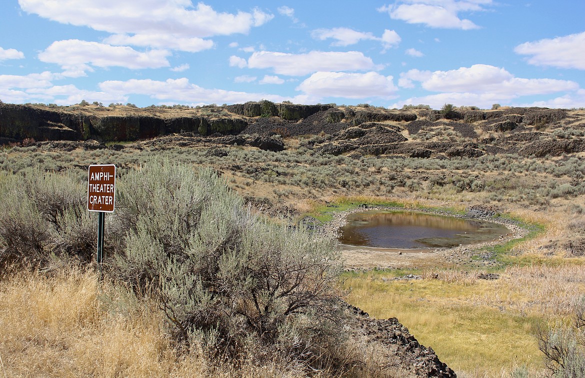 Casey McCarthy/ Columbia Basin Herald Formed thousands of years ago by the floods that shaped the region, the Odessa Craters Trail provide a chance to witness some of the terrains left behind.