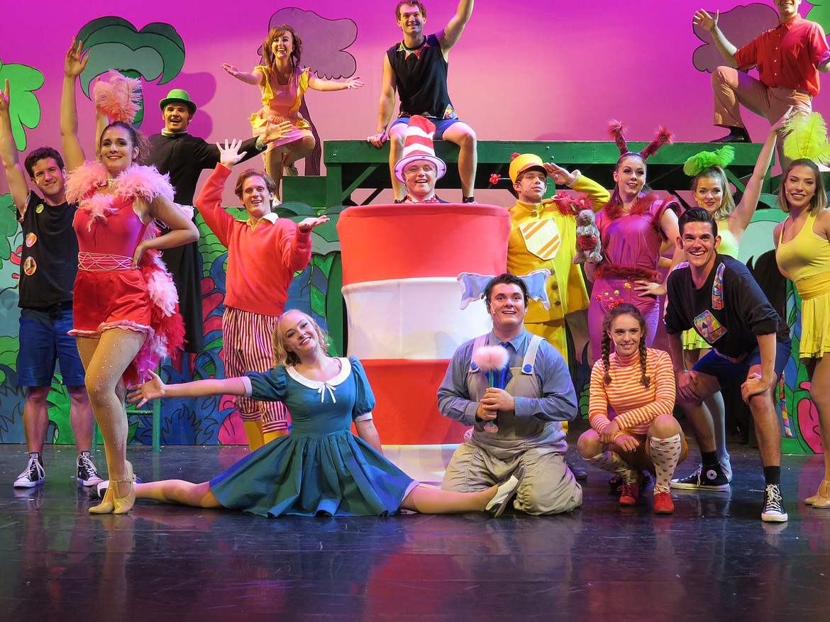 The cast of &#147;Seussical-The Musical&#148; is pictured on stage during a BIgfork Summer Playhouse production at the Bigfork Center for the Performing Arts. (Courtesy of the Bigfork Summer Playhouse)