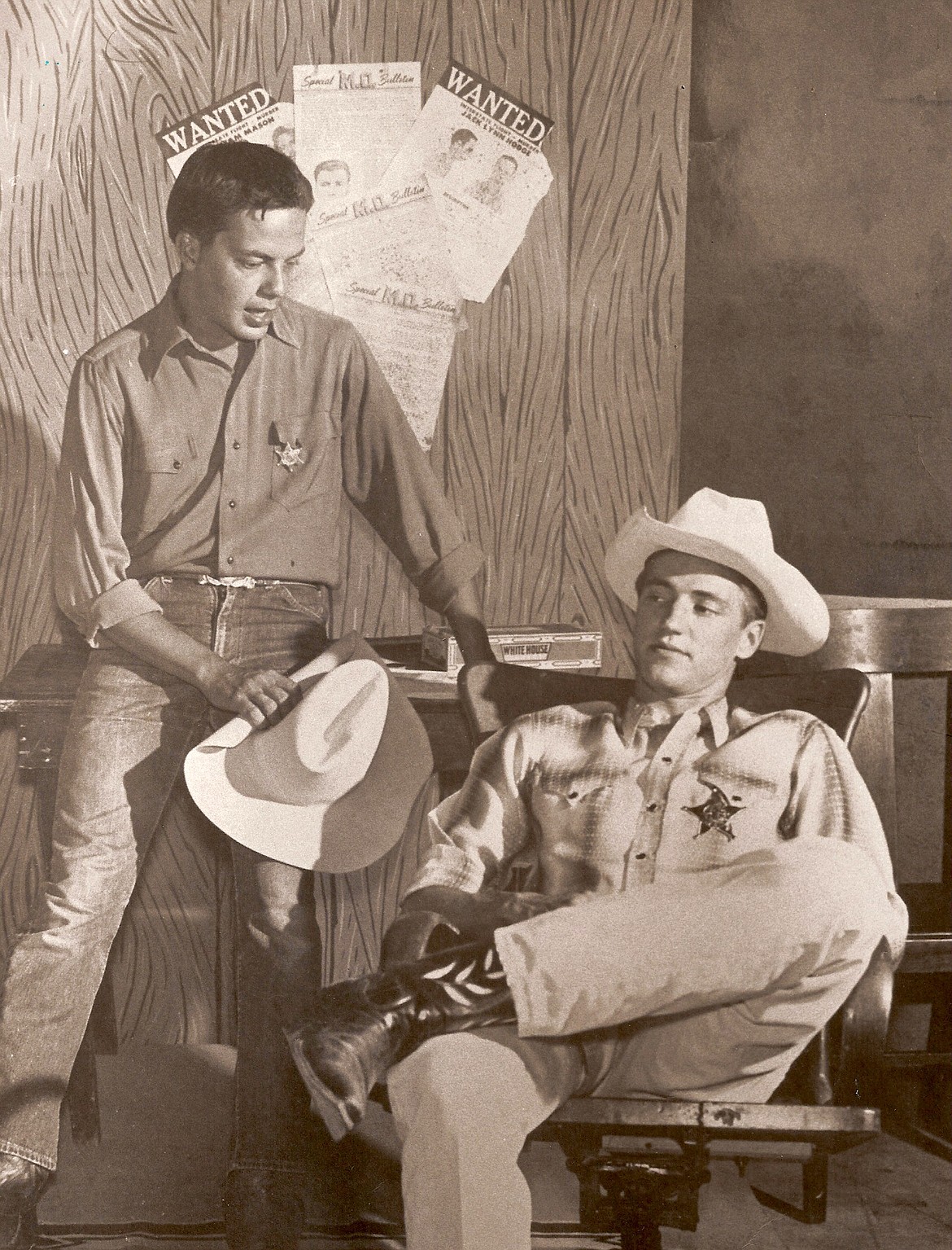 Actors are pictured in a Bigfork Summer Playhouse production in the early days of the theater. (Courtesy of the Bigfork Summer Playhouse)