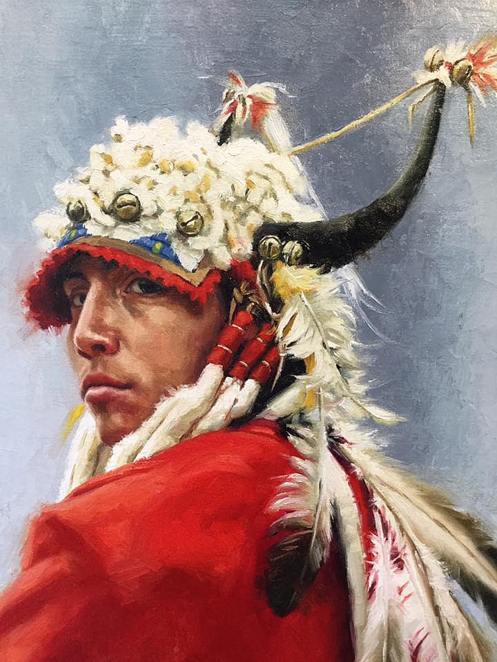 &#147;Ksikkaapaiaksi (White Weasels, Blackfoot&#148; by Krystii Melaine.