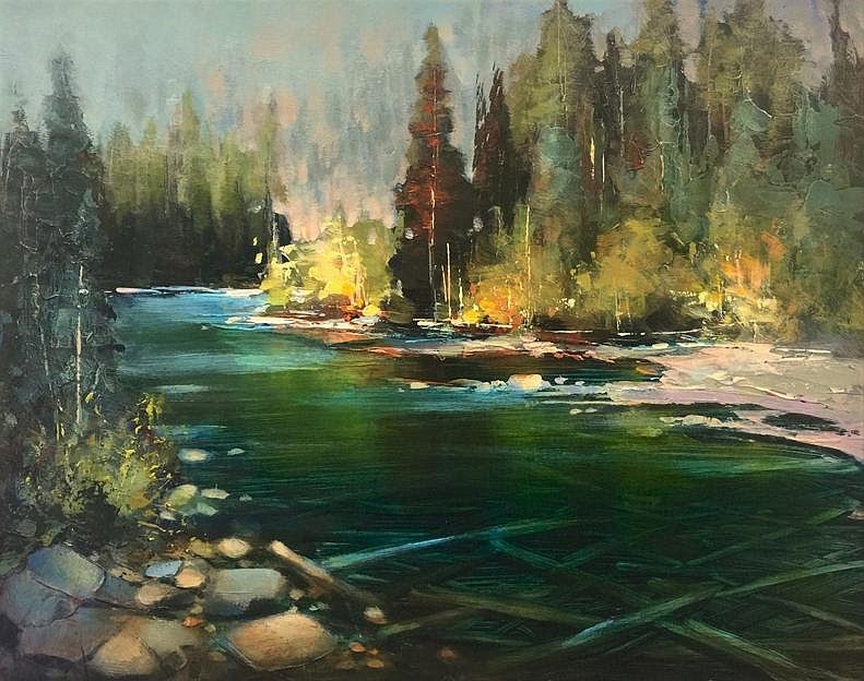 &#147;Along the Creek&#148; by Linda Walker.