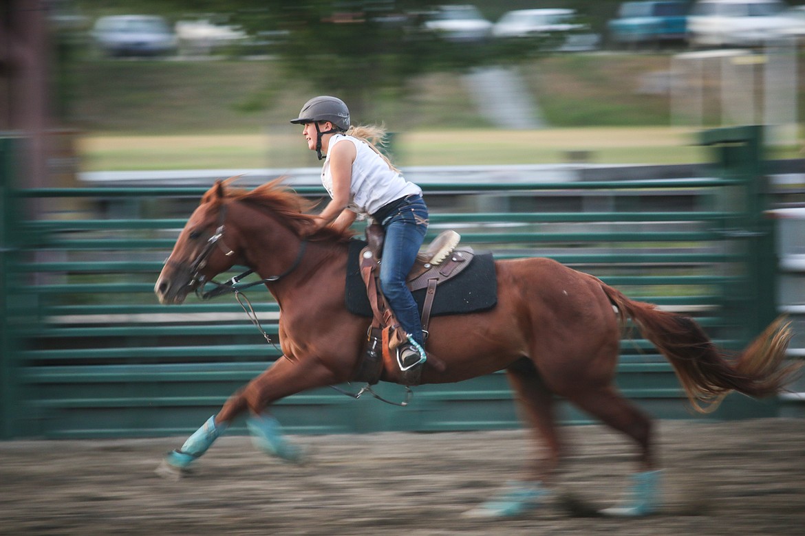 Photo by MANDI BATEMANHorsepower and speed brought victory to the equestians during Family Fun Night.