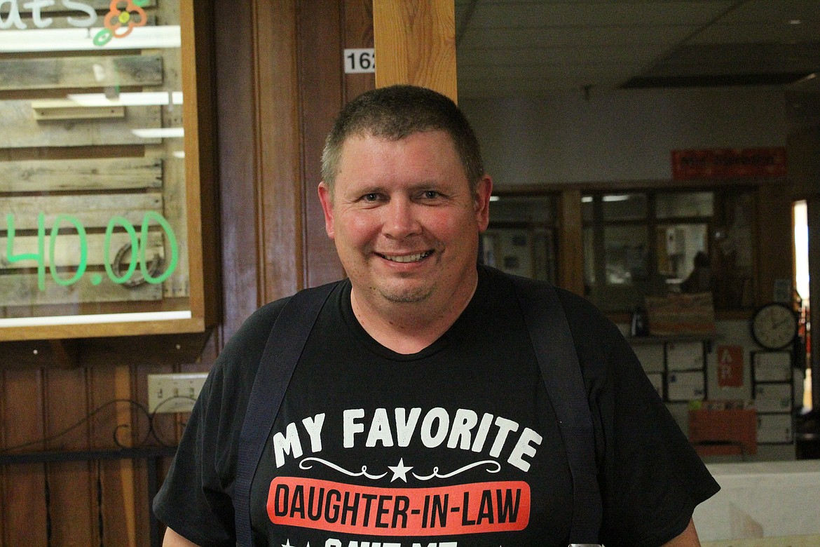 TOBY ANDERSON the Senior custodian for Plains High School. (John Dowd/ Clark Fork Valley Press)