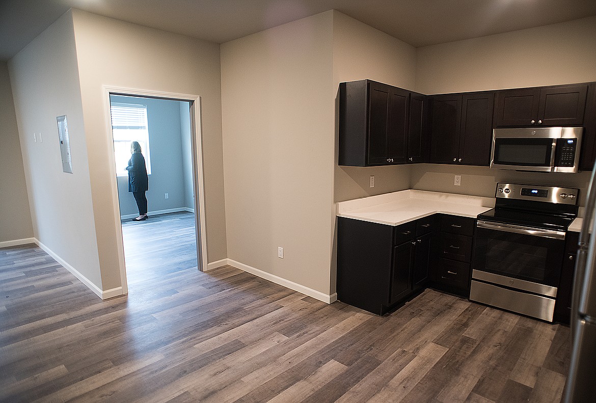 The interior of a two-bedroom apartment.