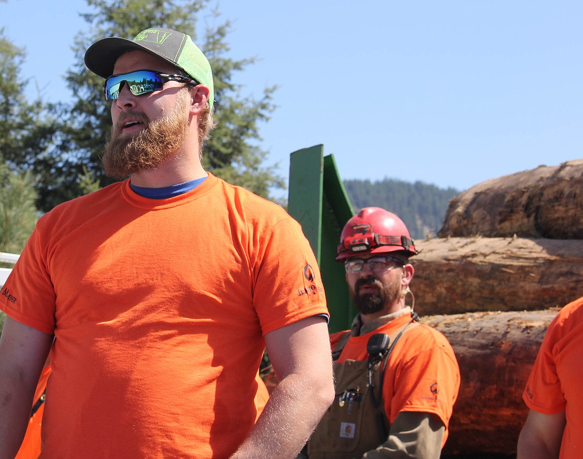 Derek Weiland, a current millwright apprentice, said the apprenticeship program at the mill is helping young people in the area gain the skills they need to join the workforce. (Maggie Dresser/Mineral Independent)