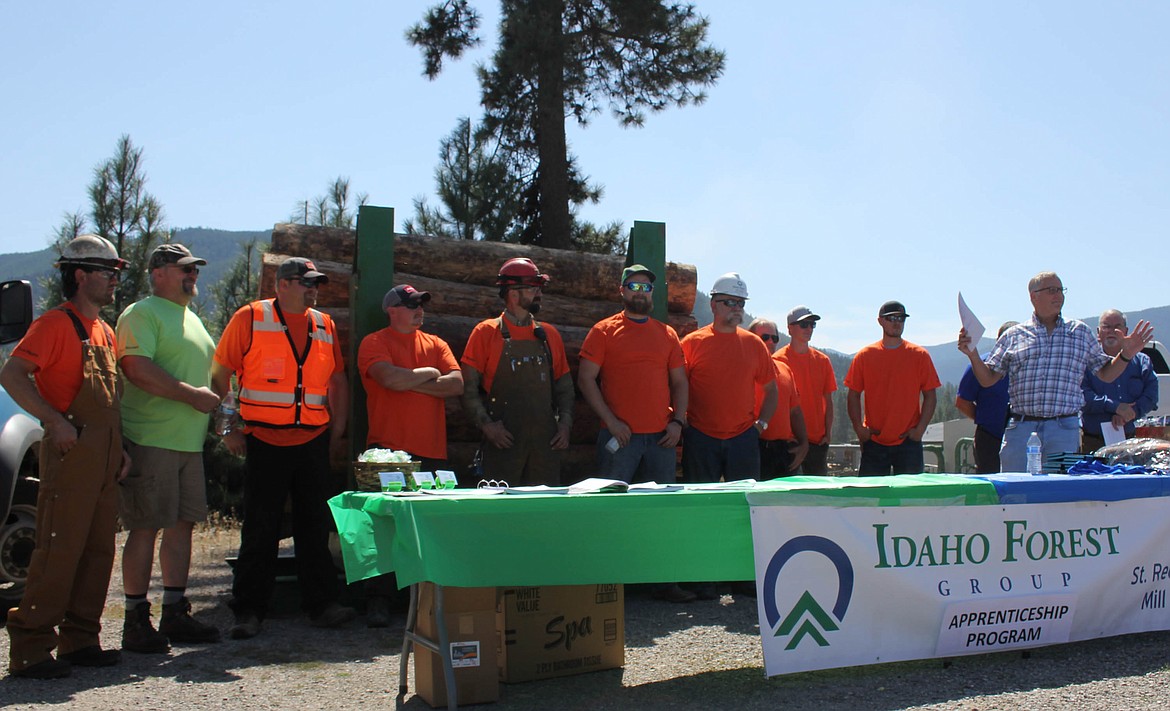 The Montana Department of Labor &amp; Industry officials visited the Idaho Forest Group St. Regis on Thursday, Aug. 20. (Maggie Dresser/Mineral Independent)