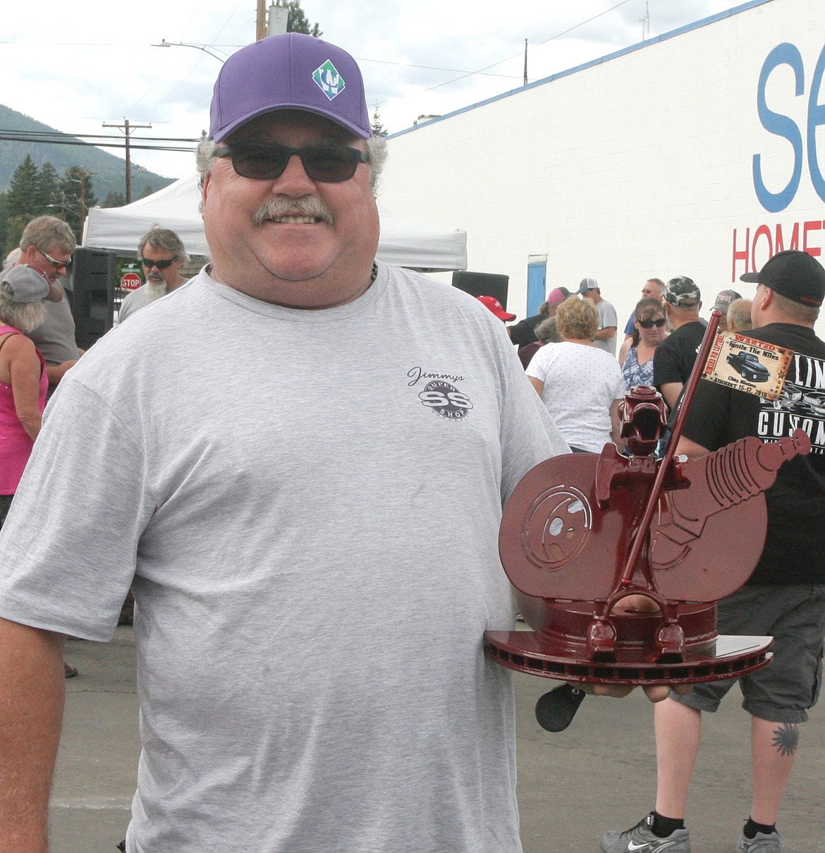 Jim Daniels of Lethbridge, Alberta won the people's choice award with his '67 Chevy Chevelle. (Paul Sievers/The Western News)