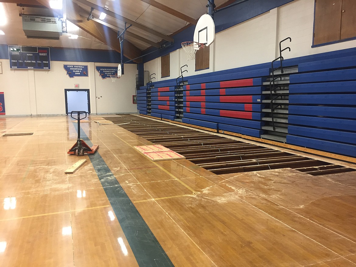 Superior High School will receive a new gymnasium floor in time for the 2019-2020 schoolyear. (Maggie Dresser/Mineral Independent)