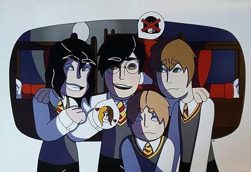 Coeur d&#146;Con 2019 youth fan art winner: &#147;The Marauders&#148; by Emma Inwood.