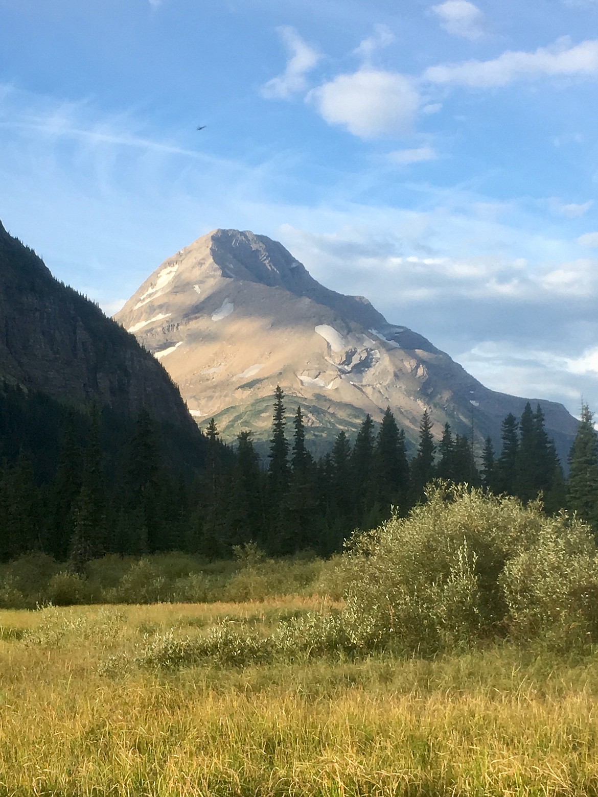 A view of Mount Jackson on Sept. 1 in Glacier National Park.