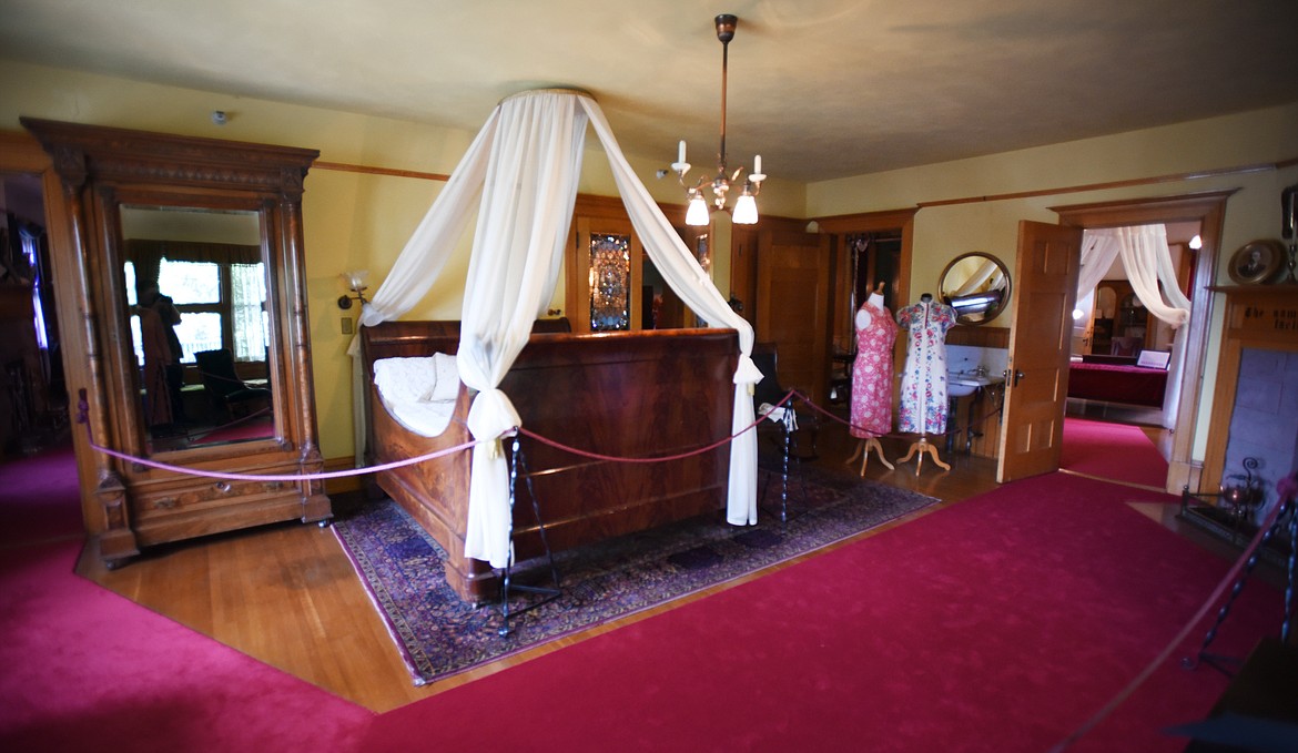 The Conrad Mansion is doing a new fundraiser, allowing people to sponsor different rooms within the mansion for one year as a way to raise funds for the museum. Charles' and Lettie's Master Bedroom is one rooms that has not yet been claimed.(Brenda Ahearn/Daily Inter Lake)