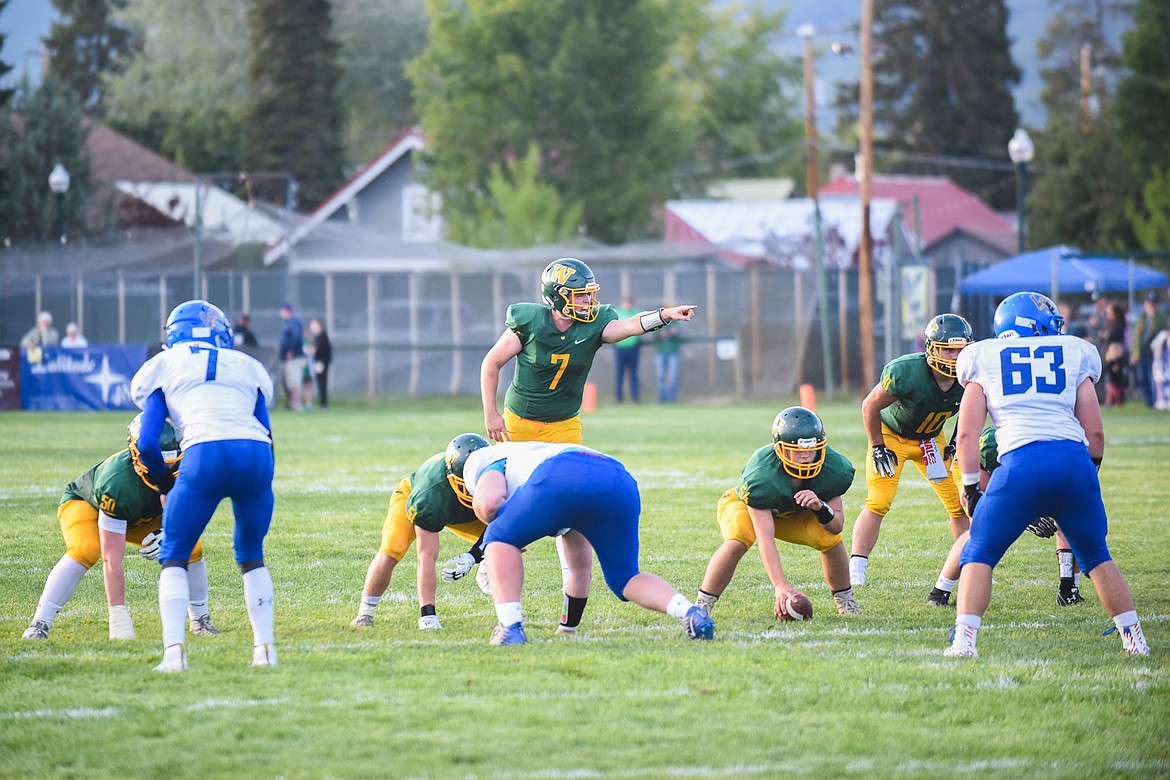 Chad Queen directs his offense during Friday&#146;s loss against Libby. (Daniel McKay)