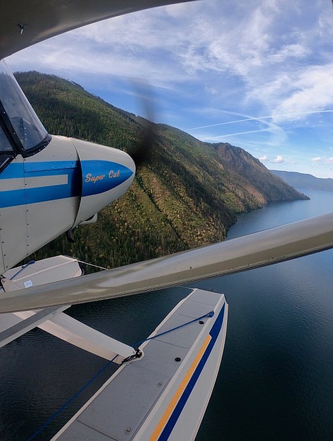 Mike Kincaid of Hayden took this shot of Lake Pend Oreille with his wing-mounted GoPro on Sept. 12. Alas, no Paddler sightings that day. &#147;Paddler&#148; is Lake Pend Oreille&#146;s own legendary monster, reminiscent of the Loch Ness legend.