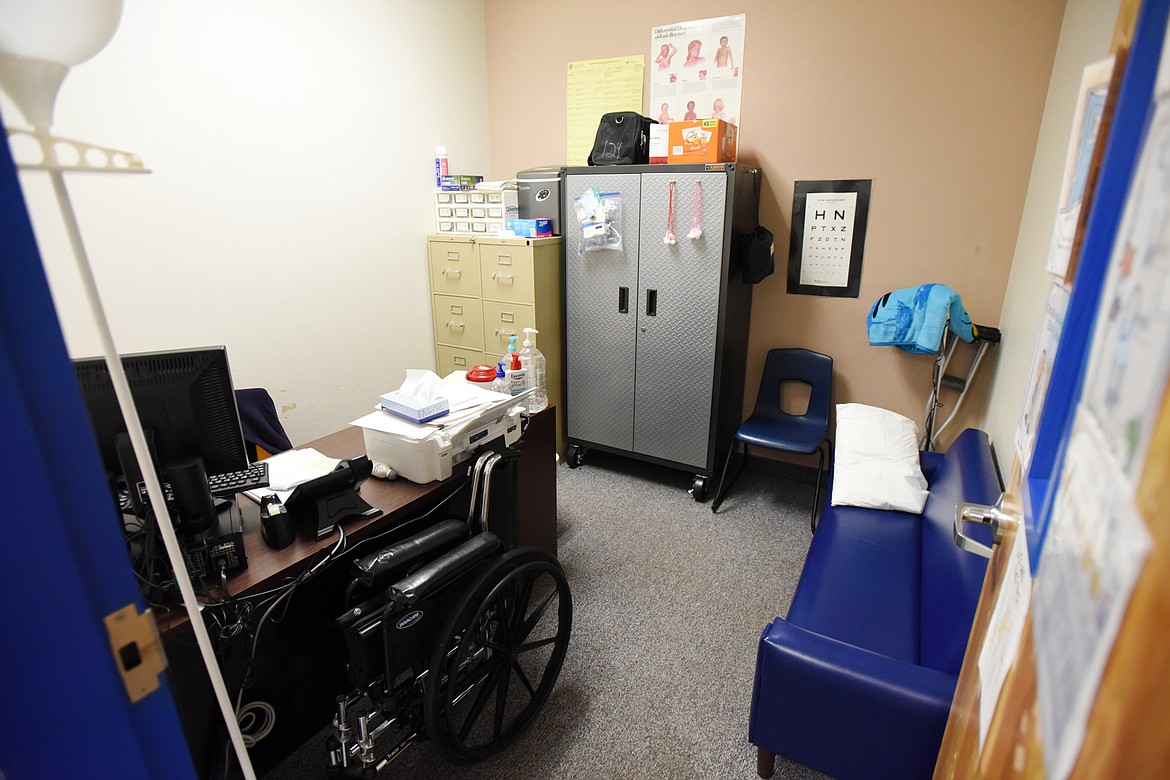 The nurse's office at Ruder Elementary School in Columbia Falls on Wednesday, Sept. 11. (Casey Kreider/Daily Inter Lake)