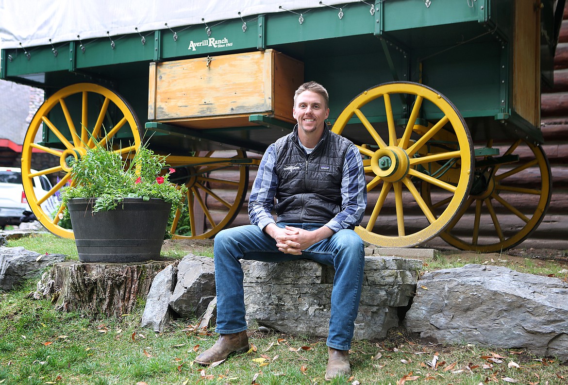 Flathead Lake Lodge General Manager Chase Averill is pictured outside the lodge Wednesday. To celebrate the lodge&#146;s 75th anniversary next year, the Bigfork guest ranch will host 20 children with serious medical conditions for a Week of Hope. (Mackenzie Reiss/Daily Inter Lake)