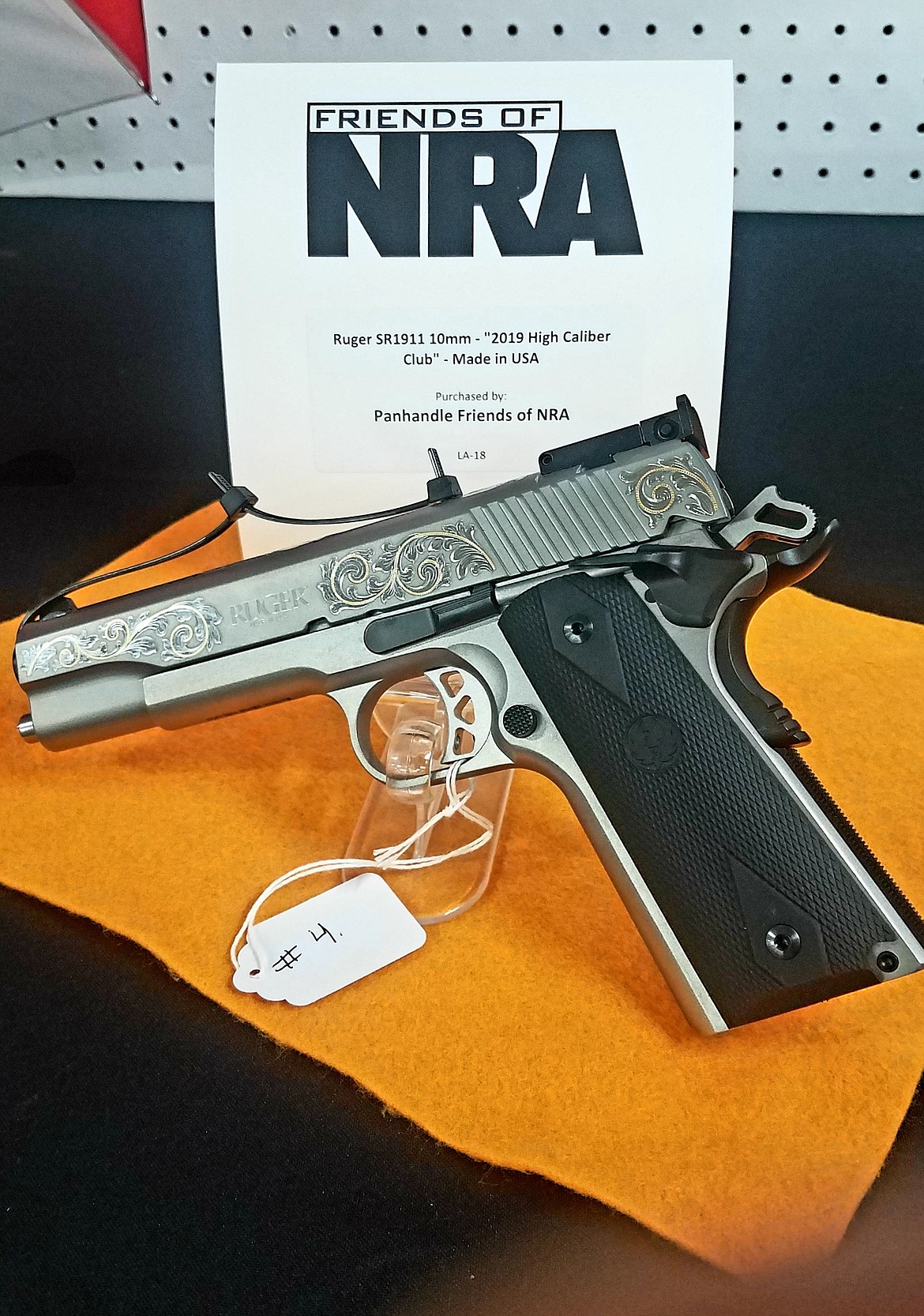 Photo by TONIA BROOKS
A Ruger 10mm raffle item.