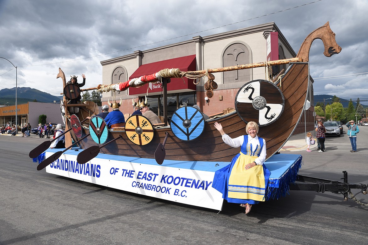 SCANDINAVIANS OF the East Kootenay were part of Saturday&#146;s Nordicfest parade in Libby. (Scott Shindledecker/The Western News)