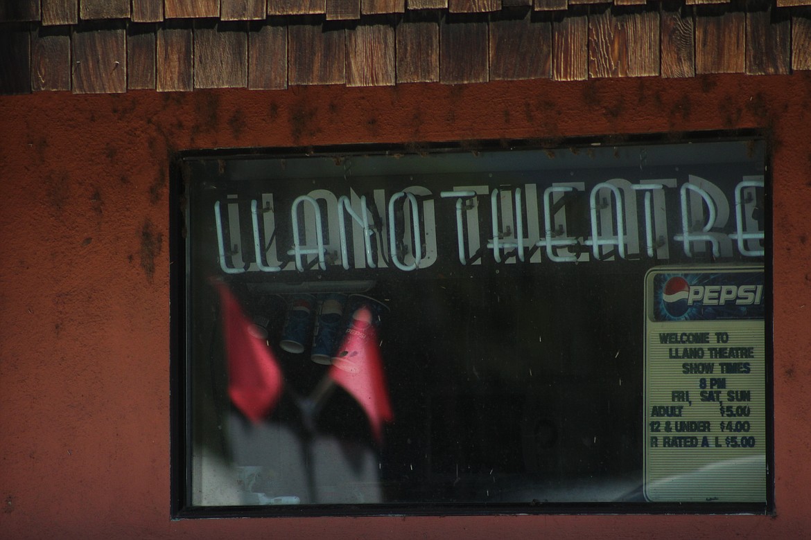 THE SIGN for the Llano Theatre, in Plains. (John Dowd/Clark Fork Valley Press)