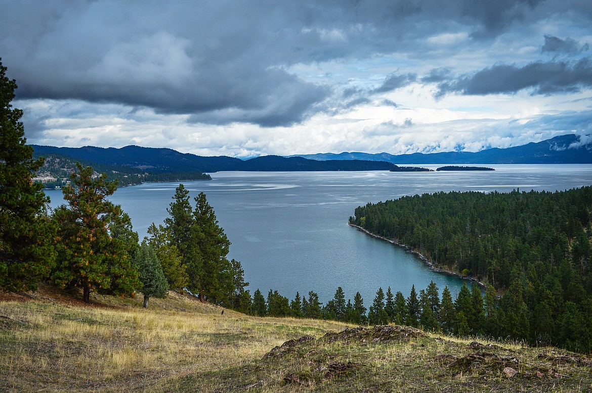 A view of Skeeko Bay and Flathead Lake from Wild Horse Island State Park on Thursday, Sept. 19. (Casey Kreider/Daily Inter Lake)