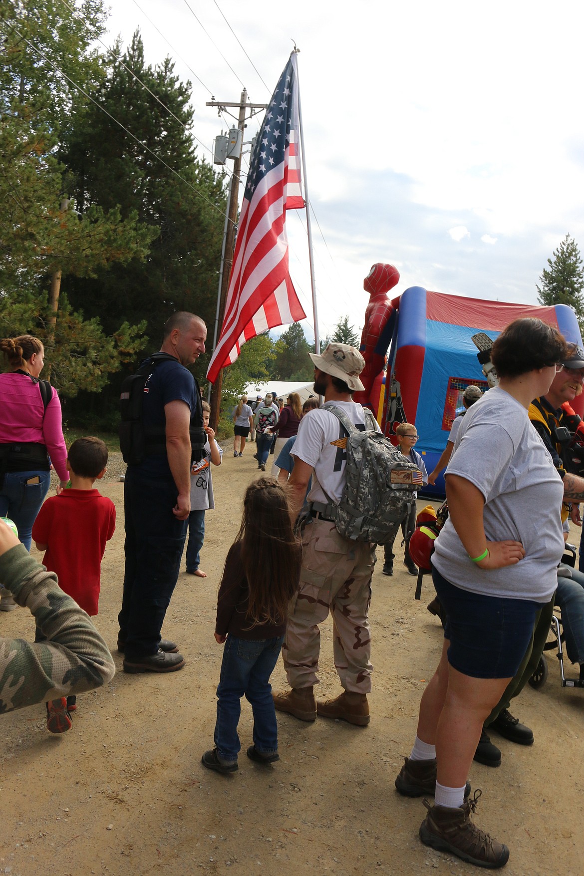 Photo by MANDI BATEMAN
There was a large turnout for the Carry the Fallen event.