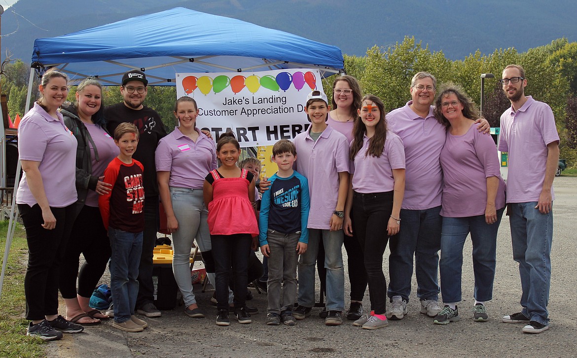 Photos by TONIA BROOKS
The Jacobson family from left: Burgandy, Madison &amp; Will Parker (with Darian in front), Sydney, Emma Parker, Larsen, Aiden, Jordawn, Ryann, Lars, Wendy, and Landen.