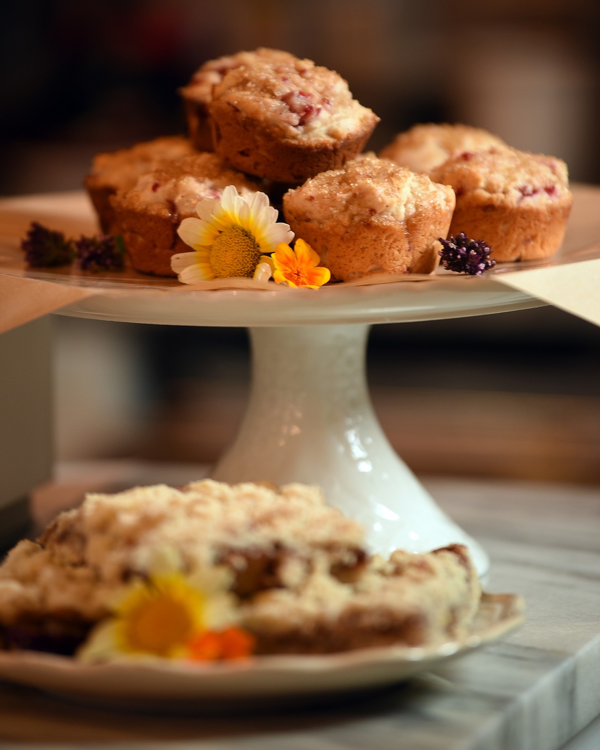 Trays of baked treats on display at the Farmhouse Inn &amp; Kitchen in Whitefish on Sept 17.