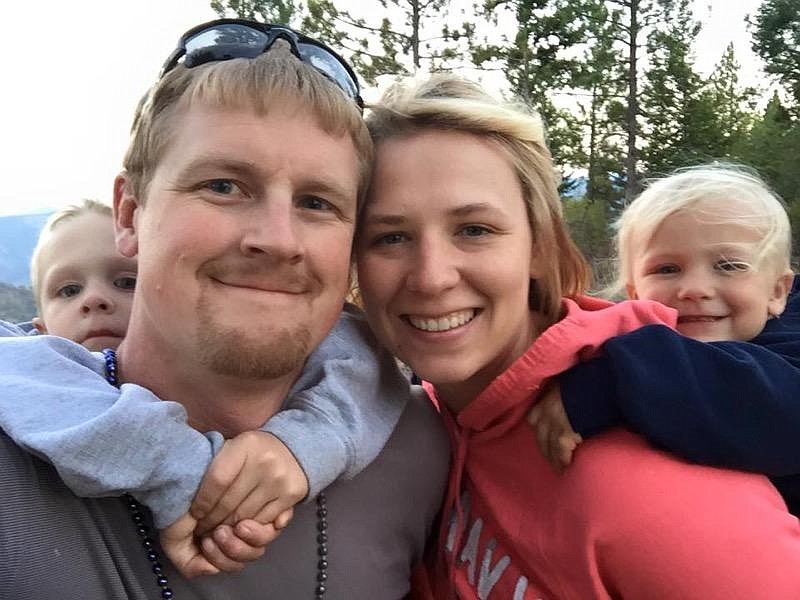 KENNY MARJERRISON and his wife Kassy, along with their children Kolter and Mady. (Photo credit the Marjerrison family/Clark Fork Valley Press)