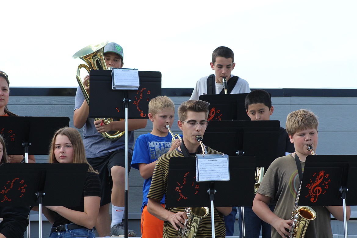 THE PLAINS&#146; high school pep band played at last Saturday&#146;s home football game against Darby. (John Dowd/Clark Fork Valley Press)