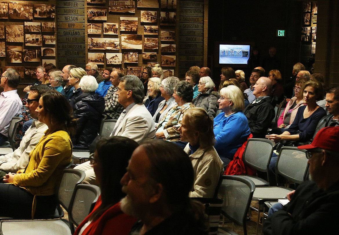 LOREN BENOIT/Press
Attendees listen to candidates running for city council during Thursday&#146;s Coeur d&#146;Alene Candidate Forum at the Coeur d&#146;Alene Public Library.
