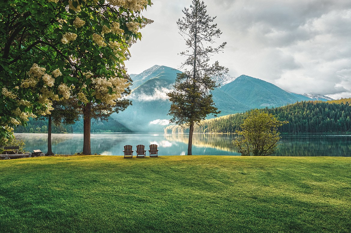 Holland Lake sits between the Swan and Mission mountain ranges. (Courtesy of Travis Kauffman)