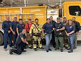 Firefighters receive money for new fire nozzle